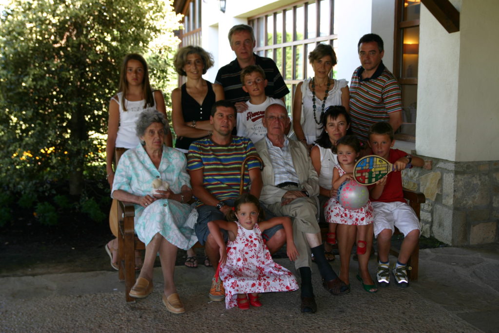 Margarita García con toda la familia